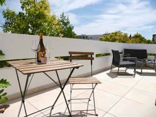 Appartement Terrasse Panoramique Hopitaux Et Facultes Montpellier Exterior foto